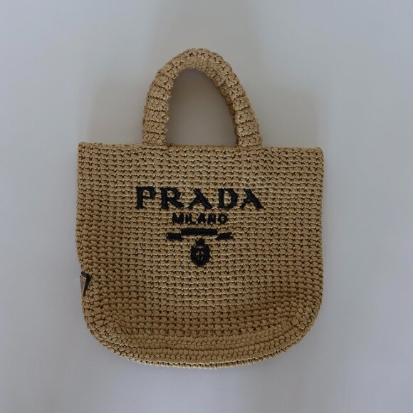 Prada Small Crochet Tote Bag - Picture 1 of 4